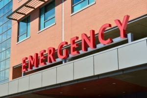 Emergency hospital sign | Goyette, Ruano & Thompson
